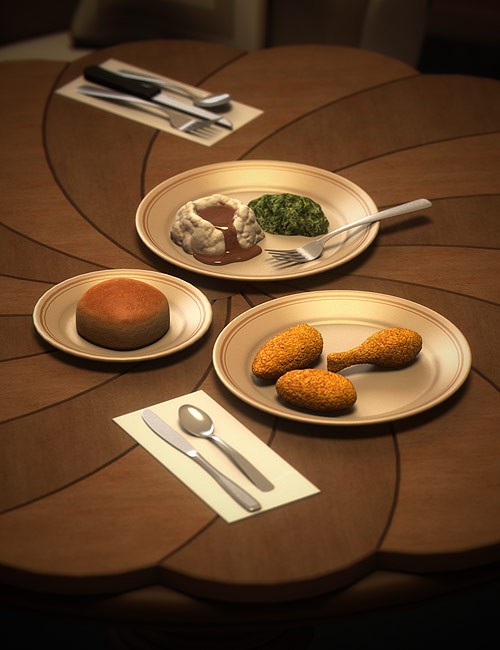 Diner Food 3 | Other Environments for Daz Studio and Poser