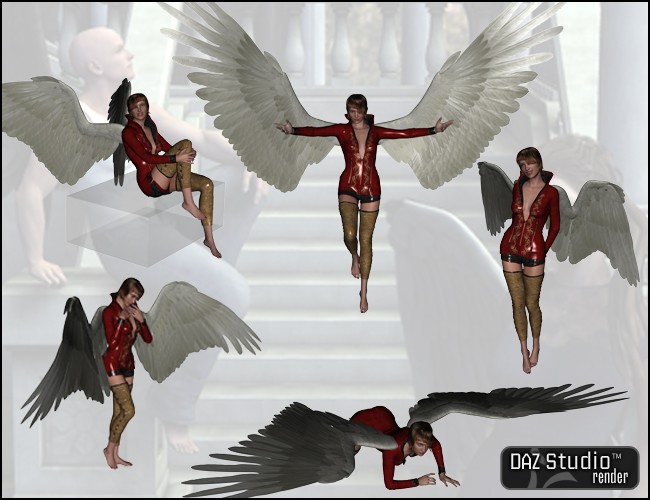 Angel poses | Other Animations and Poses for Daz Studio