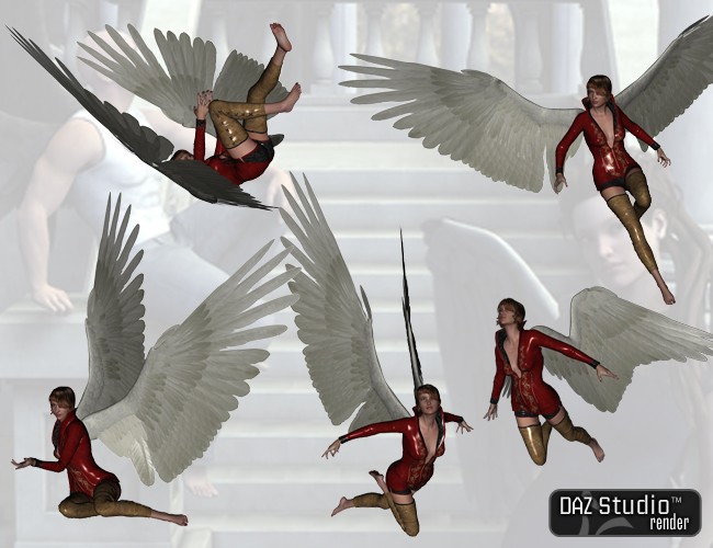 Angel poses | Other Animations and Poses for Daz Studio