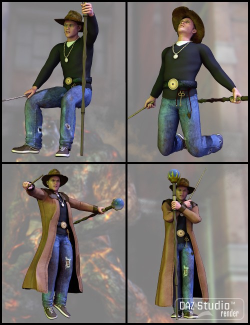 The Mage Poses | Other Animations and Poses for Daz Studio and Poser