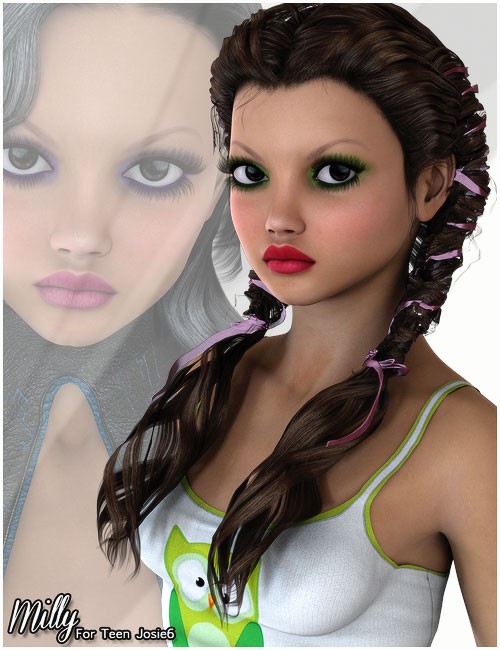 Milly For Teen Josie 6 Children For Daz Studio And Poser