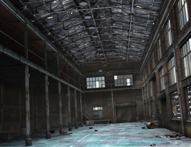Daz3d - Poser - The Old Warehouse Coshocton