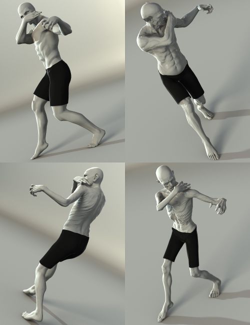 Creepy Poses for Creature Creator Genesis 2 | Other Animations and
