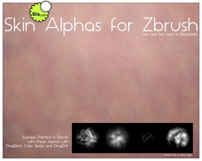 biscuit texture alpha zbrush