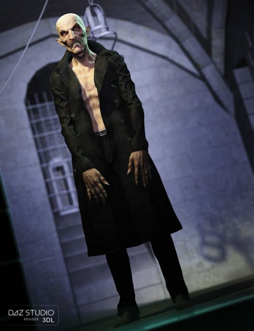 Nosferatu For Genesis 3 Male 3d Models For Poser And Daz Studio