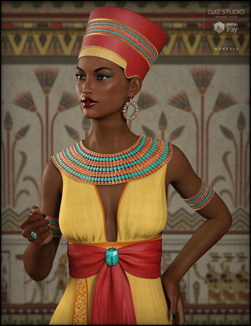 Egyptian Mega Bundle Characters Outfits Hair Poses And Lights 3d 