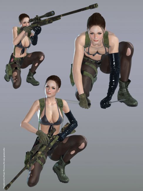 Sexy Sniper Pose 3d Models For Daz Studio And Poser