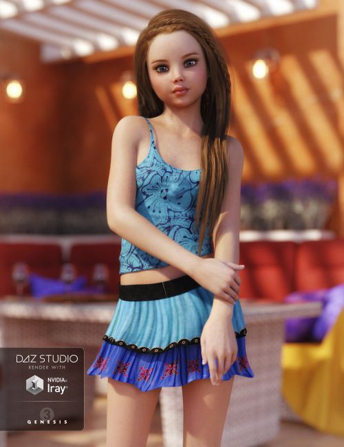 Tween Julie 7 Starter Bundle 3d Models For Daz Studio And Poser