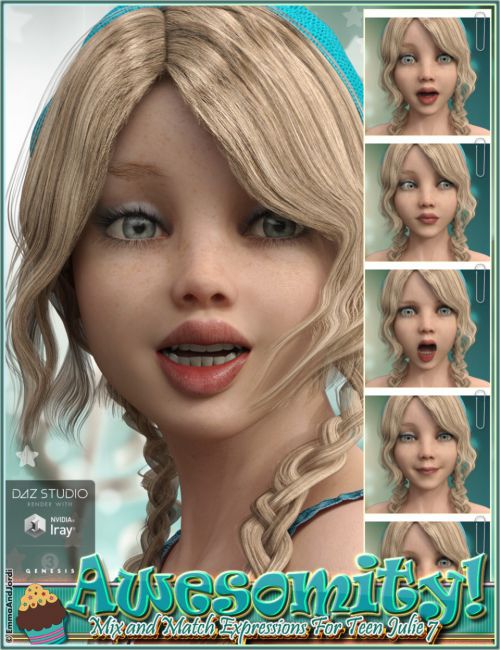 Awesomity Mix And Match Expressions For Tween Julie 7 And Genesis 3