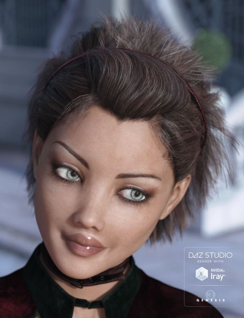 Soleil Hair For Genesis 2 And 3 Female S 3d Models For Poser And Daz