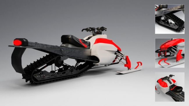 Hustler rustler snowmobile