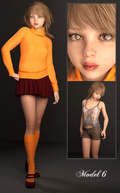 Alt Tween Julie 3D Models For Poser And Daz Studio