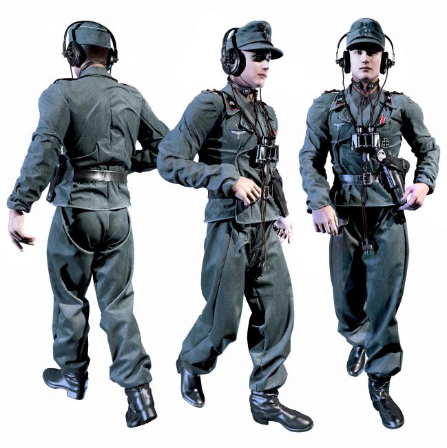 Panzer Crew | Clothing for Poser and Daz Studio