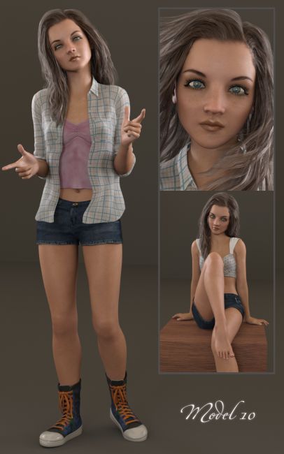 Alt Tween Julie Teen Josie 3d Models For Poser And Daz Studio