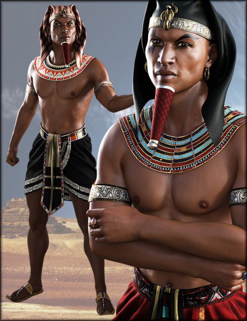 Egyptian Outfit Textures D Models For Daz Studio And Poser