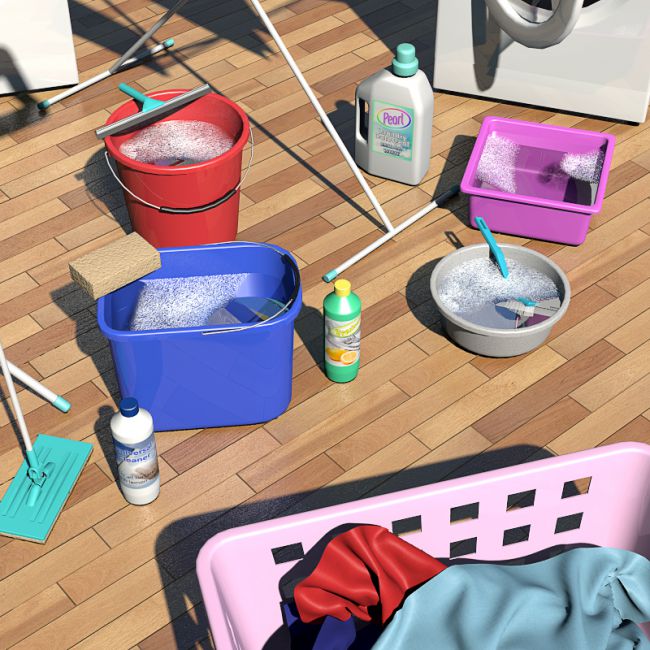 Everyday items, Household items Props for Poser and Daz Studio