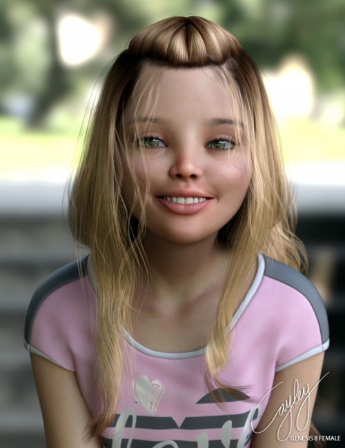 Cayley Character And Hair For Genesis Female S D Models For Daz
