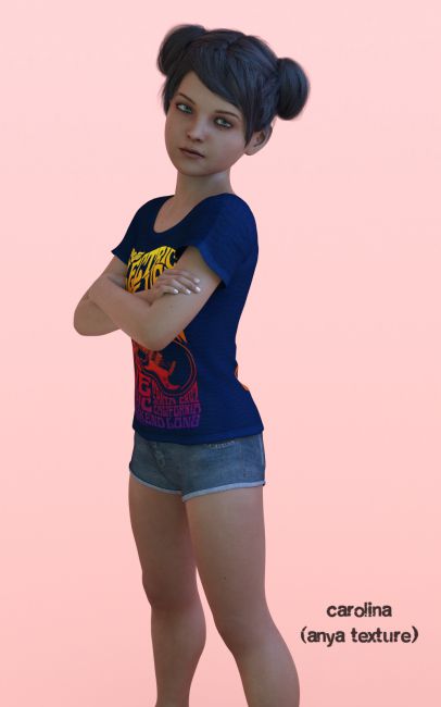 Amber's Friends Fifth Grade | 3D Models for Poser and Daz Studio