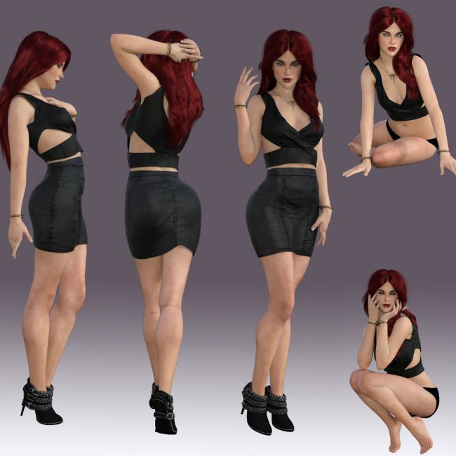 3d models poser