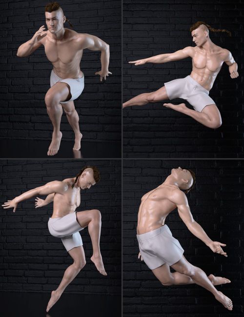 Dynamic Jumping Poses - Donde Wallpaper