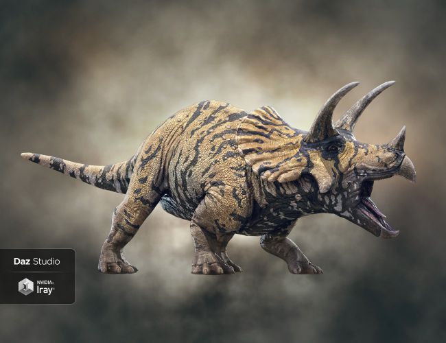 feathered triceratops