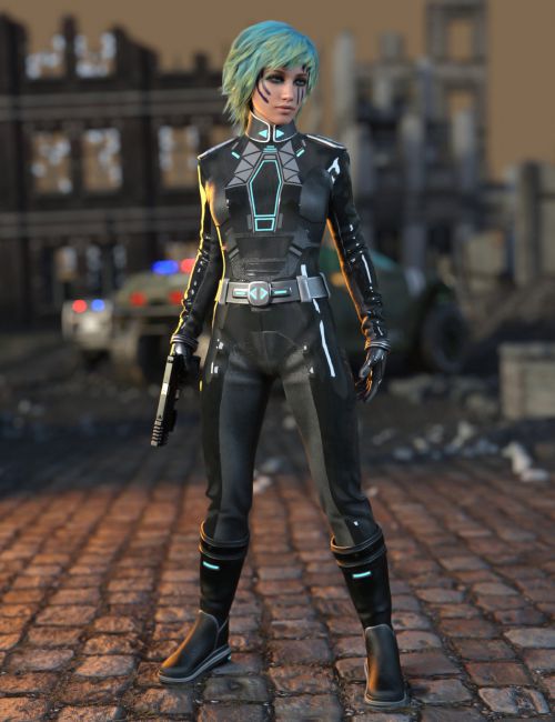 Sci Fi Commander Outfit For Genesis Female S D Models For Daz