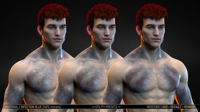 Hd Bite Marks Infected Add On For Genesis And Males D Models