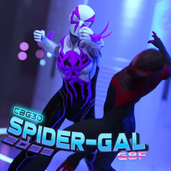 Spider Gal Suit Spider Verse Pose Pack For G F D Models For