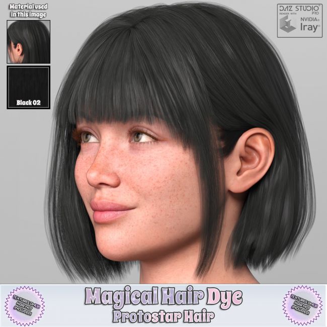 Mhd Protostar Hair Textures D Models For Daz Studio And Poser