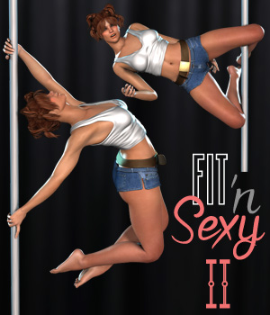 Fit n Sexy II - V4 Pole dance poses