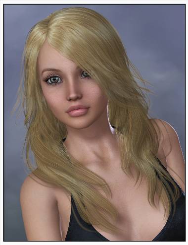 Lilyanne Hair for Genesis 2 Female(s) and Victoria 4