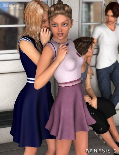 Skater Dress for Genesis 2 Female(s)