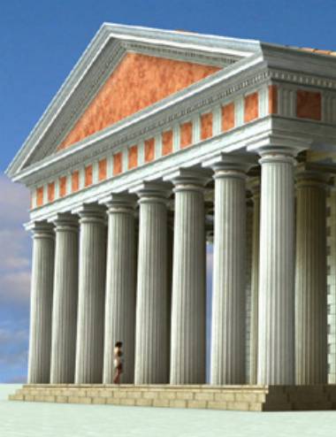 Roman Doric Ornamental Temple Kit