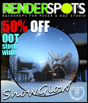 RenderSpots SnowGlow for Poser and DAZ Studio