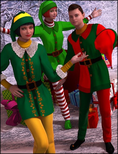 Santa's Little Helpers for Ginger Snap Outfit