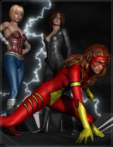 Superheroines Pack for G-Suit 2 HD