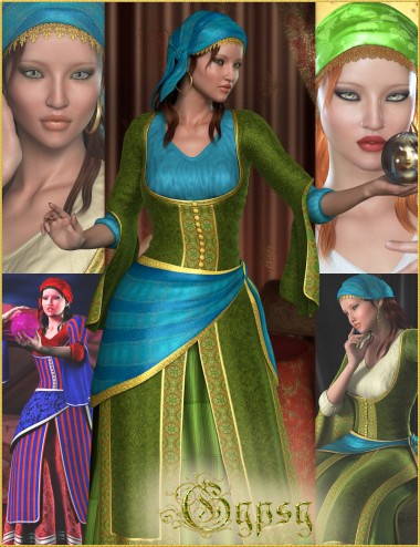 Gypsy Bundle- HD Character, Outfit, Hair and Poses