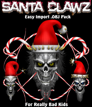 Santa ClawZ.OBJ Pack