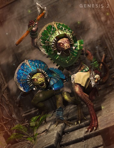 Lizard Shaman Textures