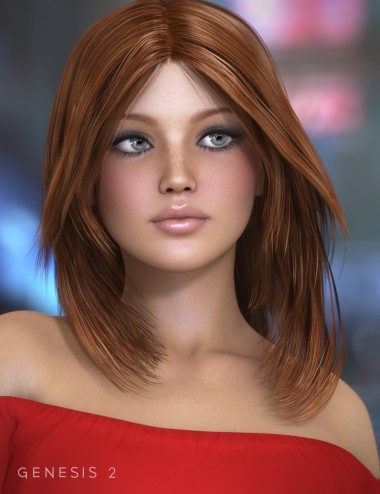 Flirty Hair for Genesis 2 Female(s)