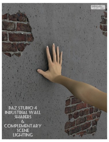 Industrial Walls DAZ Studio Shaders