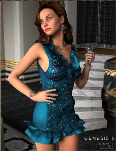 Cocktail Hour Dress for Genesis 2 Female(s)