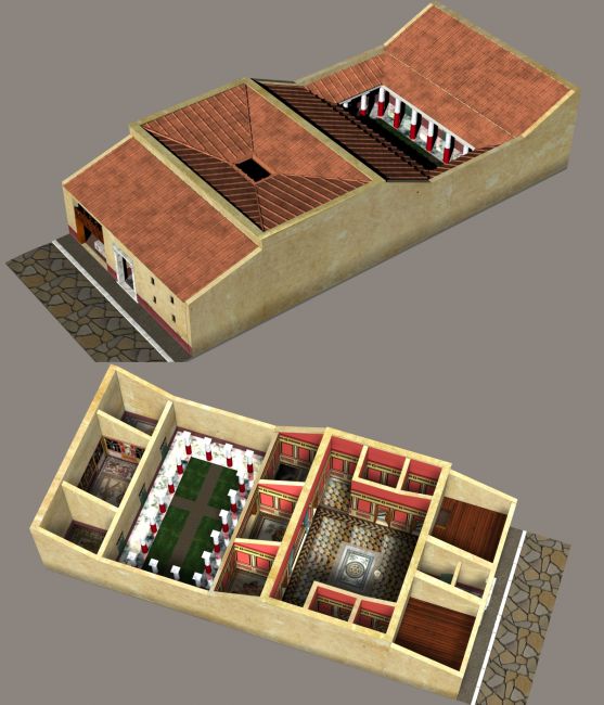 ROMAN PATRICIAN HOUSE 3d Models For Daz Studio And Poser