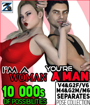 Z I'm A Woman You're A Man- Separates Collection- V4-V6-G2F-M4-M6-G2M