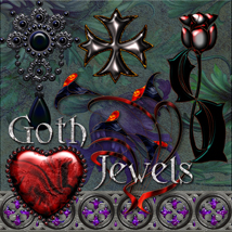 Harvest Moons Goth Jewels