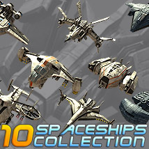 10 Spaceships Collection