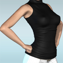 Turtleneck T-Shirt for V4A4G4Elite