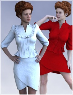 Female Business Suit 2 for Genesis 2 Female(s)