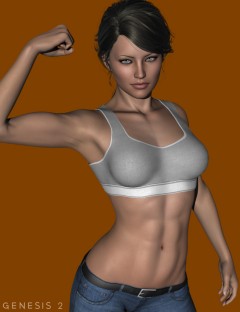 FM Muscle Flexing for Genesis 2 Female(s)