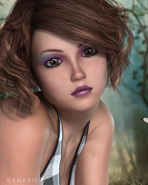 Daz3d Fwart 12 Images - Fwsa Xiao Mei Women For Daz Studio And Poser, Girls...